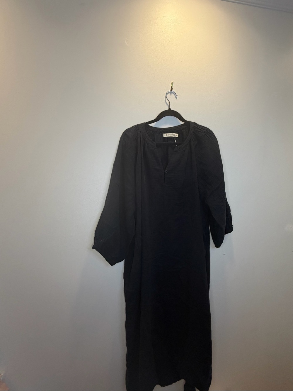 Women’s long way gauze dress XXL NWT